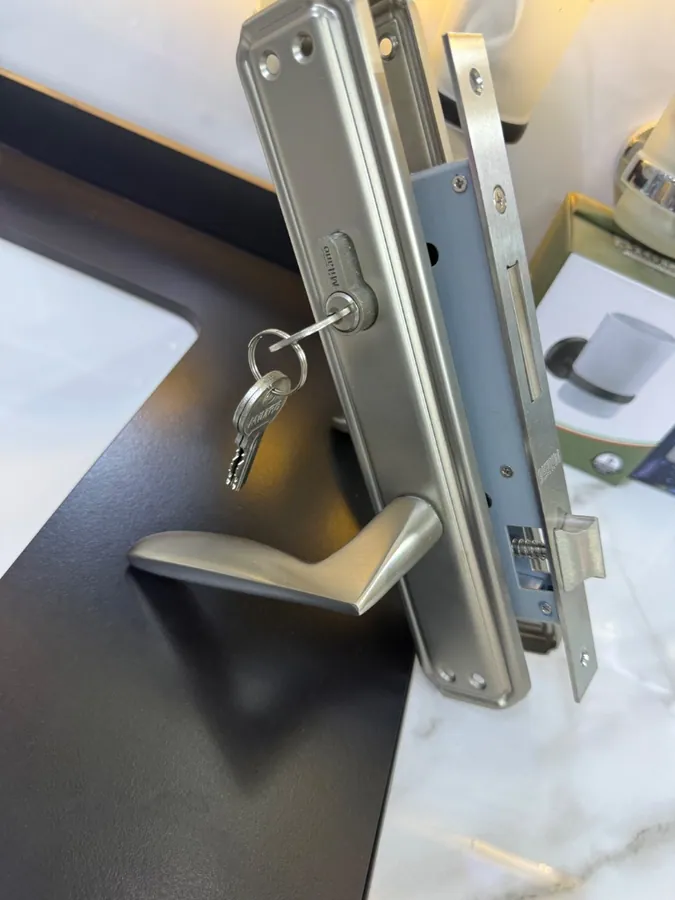 Commercial mortise lock hardware installation by 3 Locksmiths