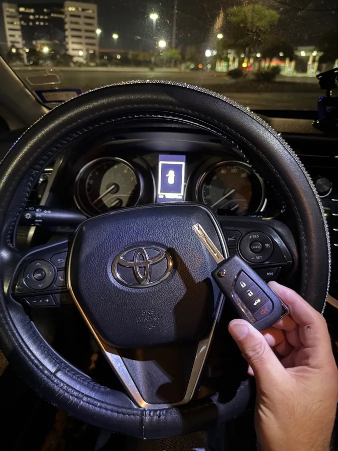 Toyota replacement key cut and programmed by 3 Locksmiths
